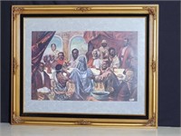 The Last Supper CORNELL BARNES beautifully framed