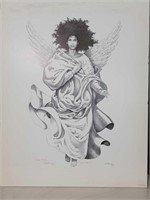 Cal Massey signed print- Angel Heart