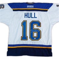 Brett Hull Autographed Jersey