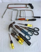 Coping and Hack Saws, Tin snips, & Chisels