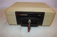 Sentry Fireproof Safe 1100 with Key 14"x10"x6"