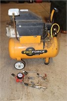 Pro Force 140 PSI Air Compressor w/ Access.,…