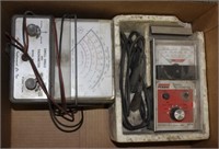 2 vintage tachometers penske
