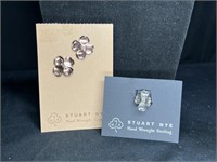 Stuart Nye Copper Earrings & Sterling Ring