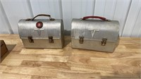 2 Alum Lunch Boxes