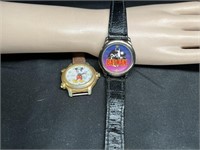 2 BatMan & Mickey Mouse Watches