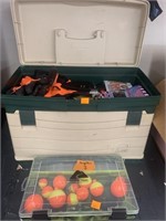 Tackle box with some gear