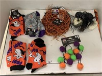Halloween Decor and Socks
