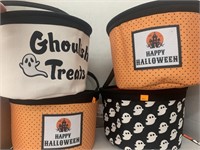 4 Trick or Treat buckets