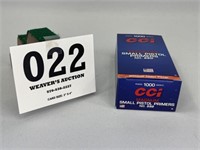 CCI magnum small pistol primers no. 550 1000ct