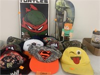 Caps, Star Wars , Teenage Mutant Ninja Turtles