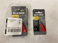 (24x bid)Blu-Mol 6pk 1"x9/64" Screwdriver Bits