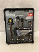 Ace Combination Gearwrench Set-Metric