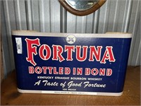 Fortuna Lighted Kentucky Bourbon Cardboard Ad