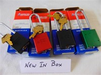 NIB colored padlocks