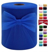 Royal Blue Tulle Fabric Rolls 6 Inch by 200 Yards