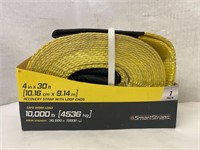 SmartStraps 4"x30' Recovery Strap w/ Loop Ends