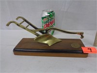 Brass John Deere Plow - 150 yr. Comm. Edition