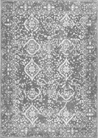 nuLOOM Odell Faded Vintage Area Rug, 10x14, Silver