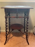 Turned Spindle Side Table