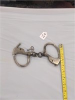 Vintage handcuffs with keys