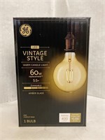(3x bid)GE 60W LED Vintage Style Light Bulb