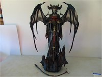 Large Diablo 4 Lilith statue, some damage spots