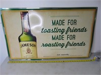 Large Jameson metal sign
