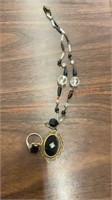 Vintage necklace, and ring set