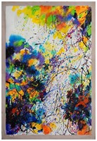 Sam Francis (1923-1994), Oil Painting