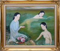 Vu Cao Dam (1908-2000), Oil on Canvas