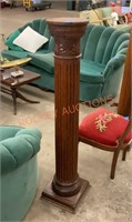 Vintage 4 foot wooden column, not attached to