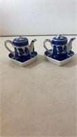 Blue Willow Salt and Pepper Shakers