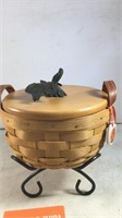 Longaberger Basket with Stand