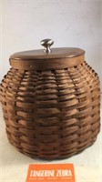 Longaberger Basket Cookie Jar
