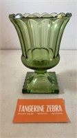 Hazel Atlas Green Vase