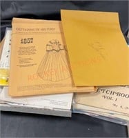 Clothing and costume patterns lot