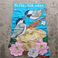 Bless Our Nest Garden Flag