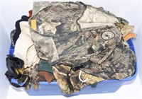 Large Tote of Men’s Hunting clothing to include: