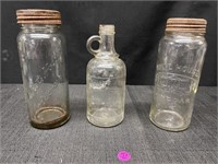 White House Vinegar Jars & Jug