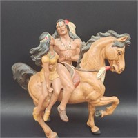 10" Indian Rescue Porcelain Figurine