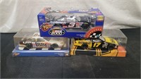 3 DIE CAST NASCARS LOT