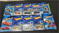 10 NEW SEALED HOTWHEELS