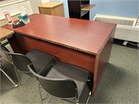 Office desk with chairs