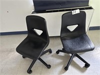 Chairs - Black rolling  (2)