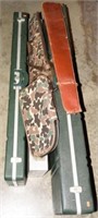Rifle Case Lot to include: Two Green Hardcases