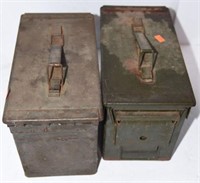 Two Military Surplus .30 Cal Ammo Cans.