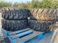 New Set Of (4) Forerunner 10.16.5 Skid Steer Tires