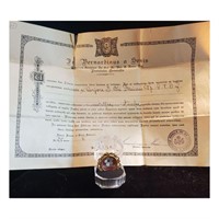 1st class relic of Saint Pius X with authenticati