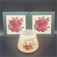 Apple Hot Plates & Candle Shade